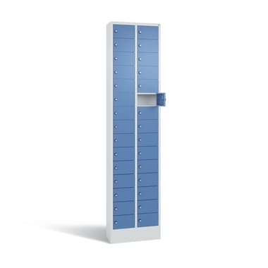 C+P Fachschrank 30Fächer 195x46x20cm lgr/fbl