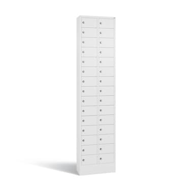 C+P Fachschrank 30Fächer 195x46x20cm ws/ws
