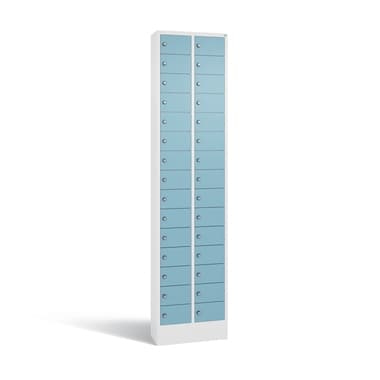 C+P Fachschrank 30Fächer 195x46x20cm ws/architekturbl