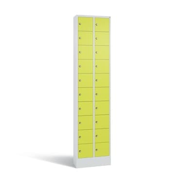 C+P Fachschrank 20Fächer 195x46x20cm lgr/clowngn