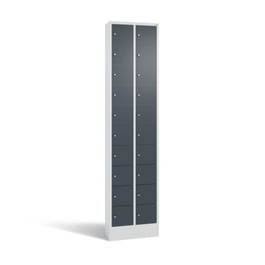 C+P Fachschrank 20Fächer 195x46x20cm lgr/an
