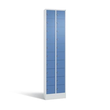 C+P Fachschrank 20Fächer 195x46x20cm lgr/fbl