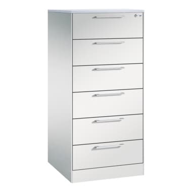 C+P Karteischrank Asisto A5 quer lgr