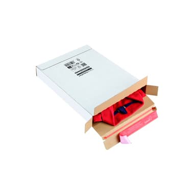 ColomPac Faltkarton 24,4x34,4x4,5cm sk weiß