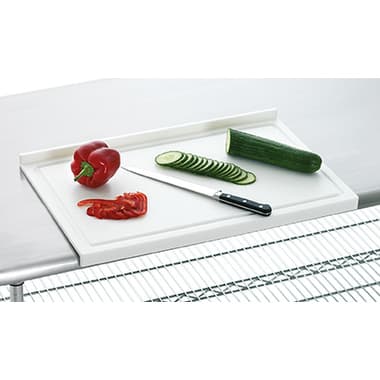 Bartscher Schneidbrett PE Stopperkante ws
