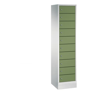 C+P Spind Evolo48 185x42x50cm lgr/resedagn