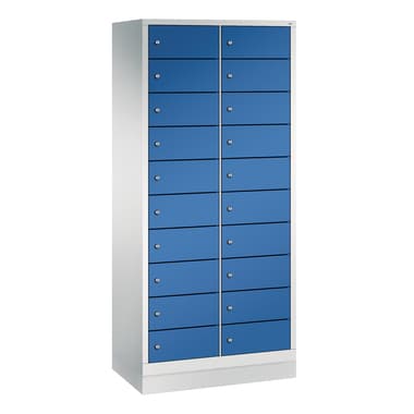 C+P Spind Evolo48 180x81x50cm lgr/ebl