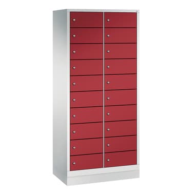 C+P Spind Evolo48 180x81x50cm lgr/rrt