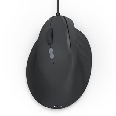Hama Ergo USB-Maus ECM-500 sw Kabel