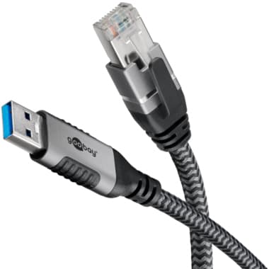 Goobay® LAN-Kabel USB-A 1m