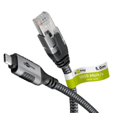 Goobay® LAN-Kabel USB-A 5m