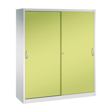 C+P Aktenschrank 2x5OH 1950x1600x500mm lgr/cgn