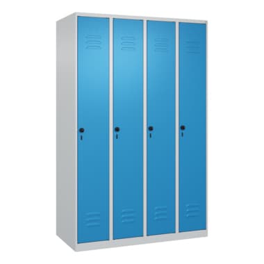 C+P Spind Classic PLUS 4Abt. 1850x1200x500mm l.gr/l.bl