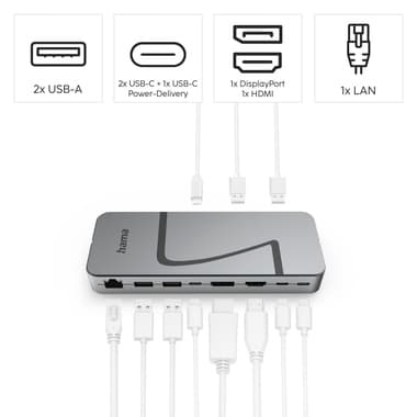Hama Hama USB4-Dockingstation Connect2Office Speed USB-C
