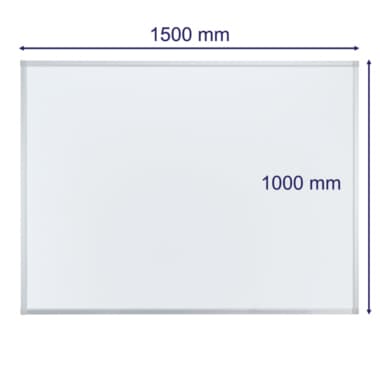 Franken Schreibtafel 150x100cm emailliert