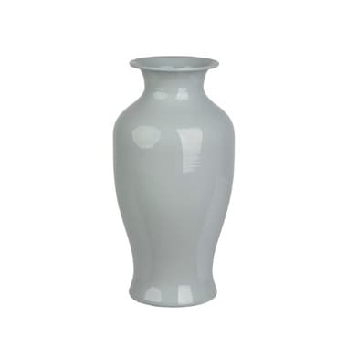 DECORIS Vase grau 17x33,5cm