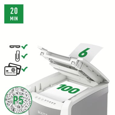 Leitz Aktenvernichter IQ Small Office 100 P-5