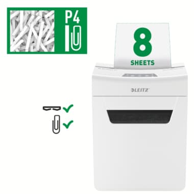 Leitz Aktenvernichter IQ Protect Premium 8X P4