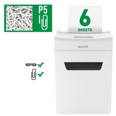 Leitz Aktenvernichter IQ Protect Premium 6M P5
