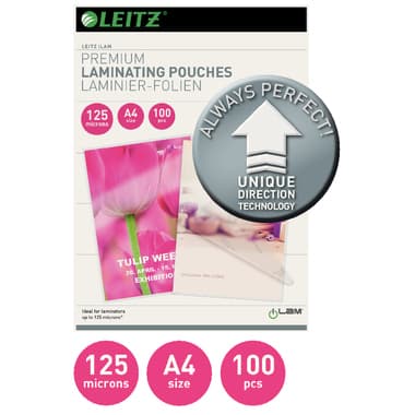 Leitz Laminierfolie UDT DIN A3 125mic 100 St.