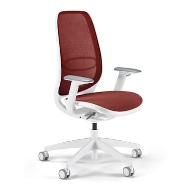 Sedus Bürostuhl se:air Lordosenstütze ws/rubinrot