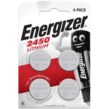 Energizer Knopfzelle Lithium CR2450 4St
