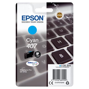 Epson Tintenpatrone 407 20,3ml cyan