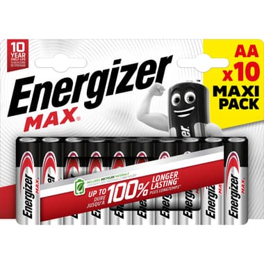 Energizer Batterie Max AA/Mignon 10St