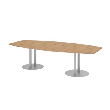 Hammerbacher Konferenztisch 280cm SFuß a.ei/si