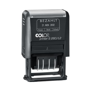 COLOP Datumstempel S260L2 Bezahlt