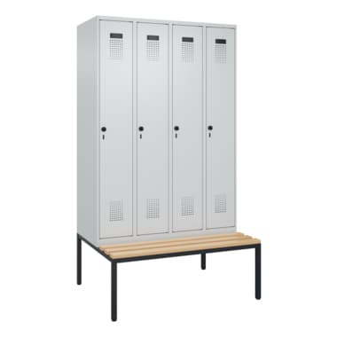 C+P Spind Evolo PLUS Bank 4Abt 2120x1200x815 lgr/lgr