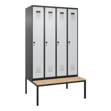C+P Spind Evolo PLUS Bank 4Abt 2120x1200x815 sgr/lgr