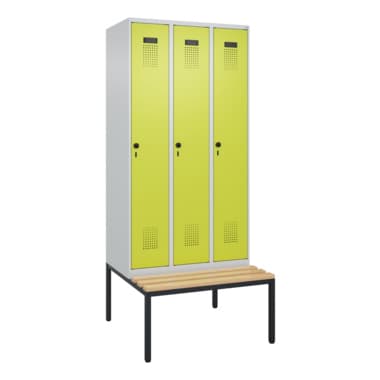 C+P Spind Evolo PLUS Bank 3Abt 2120x900x815 lgr/cgn