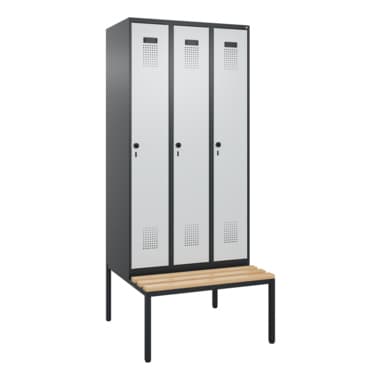 C+P Spind Evolo PLUS Bank 3Abt 2120x900x815 sgr/lgr