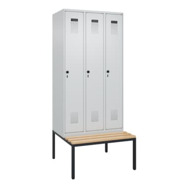 C+P Spind Evolo PLUS Bank 3Abt 2120x900x815 lgr/lgr