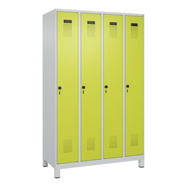 C+P Spind Evolo PLUS Füße 4Abt 1950x1200x500 lgr/cgn