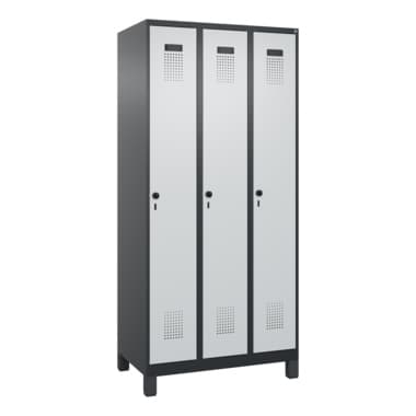 C+P Spind Evolo PLUS Füße 3Abt 1950x900x500 sgr/lgr