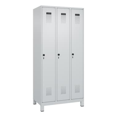 C+P Spind Evolo PLUS Füße 3Abt 1950x900x500 lgr/lgr