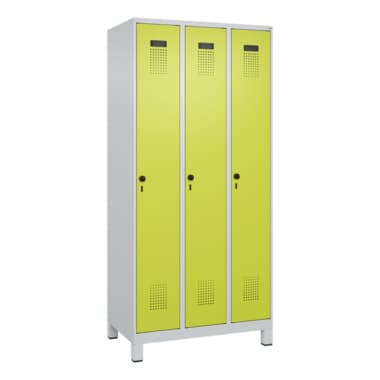 C+P Spind Evolo PLUS Füße 3Abt 1950x900x500 lgr/cgn