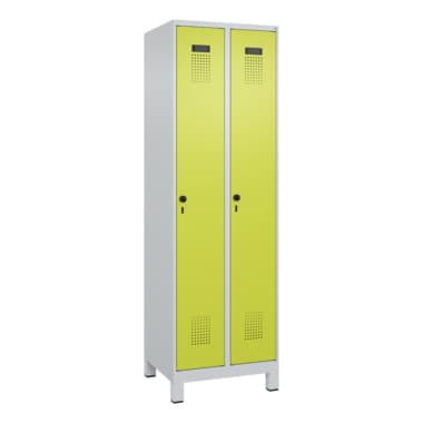 C+P Spind Evolo PLUS Füße 2Abt 1950x600x500 lgr/cgn