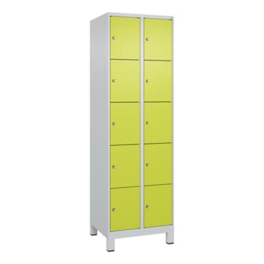 C+P Spind Evolo PLUS Füße 10Fä 1950x600x500 lgr/cgn