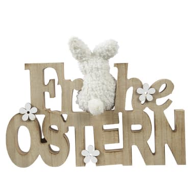 DECORIS Schriftzug Frohe Ostern