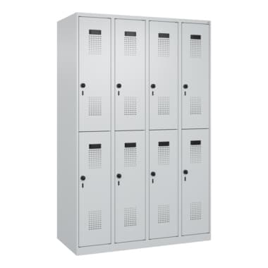 C+P Spind Evolo PLUS Doppel 8Fächer 1850x1200x500 lgr/lgr
