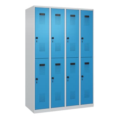 C+P Spind Evolo PLUS Doppel 8Fächer 1850x1200x500 lgr/lbl