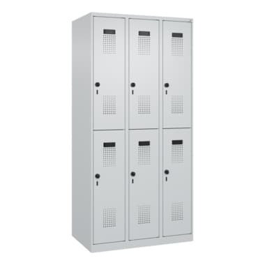 C+P Spind Evolo PLUS Doppel 6Fächer 1850x900x500 lgr/lgr
