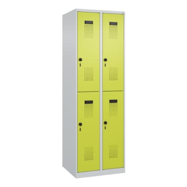 C+P Spind Evolo PLUS Doppel 4Fächer 1850x600x500 lgr/cgn