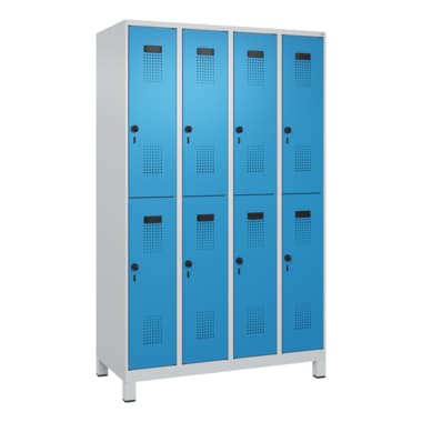 C+P Spind Evolo PLUS Doppel 8Fächer 1950x1200x500 lgr/lbl
