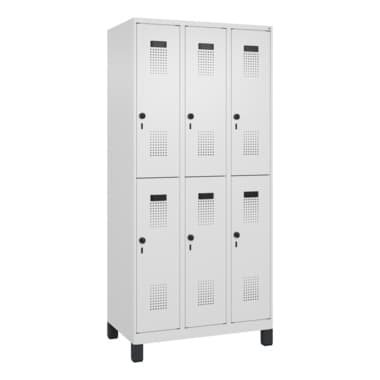 C+P Spind Evolo PLUS Doppel 6Fächer 1950x900x500 vws/vws