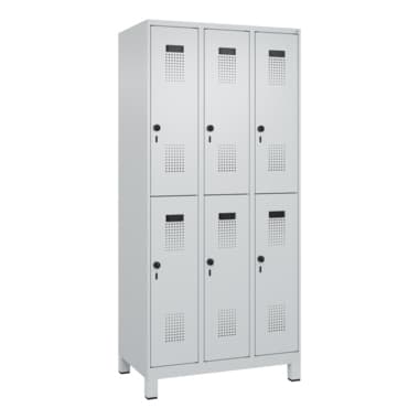 C+P Spind Evolo PLUS Doppel 6Fächer 1950x900x500 lgr/lgr