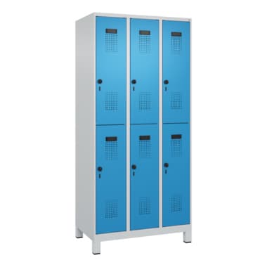 C+P Spind Evolo PLUS Doppel 6Fächer 1950x900x500 lgr/lbl